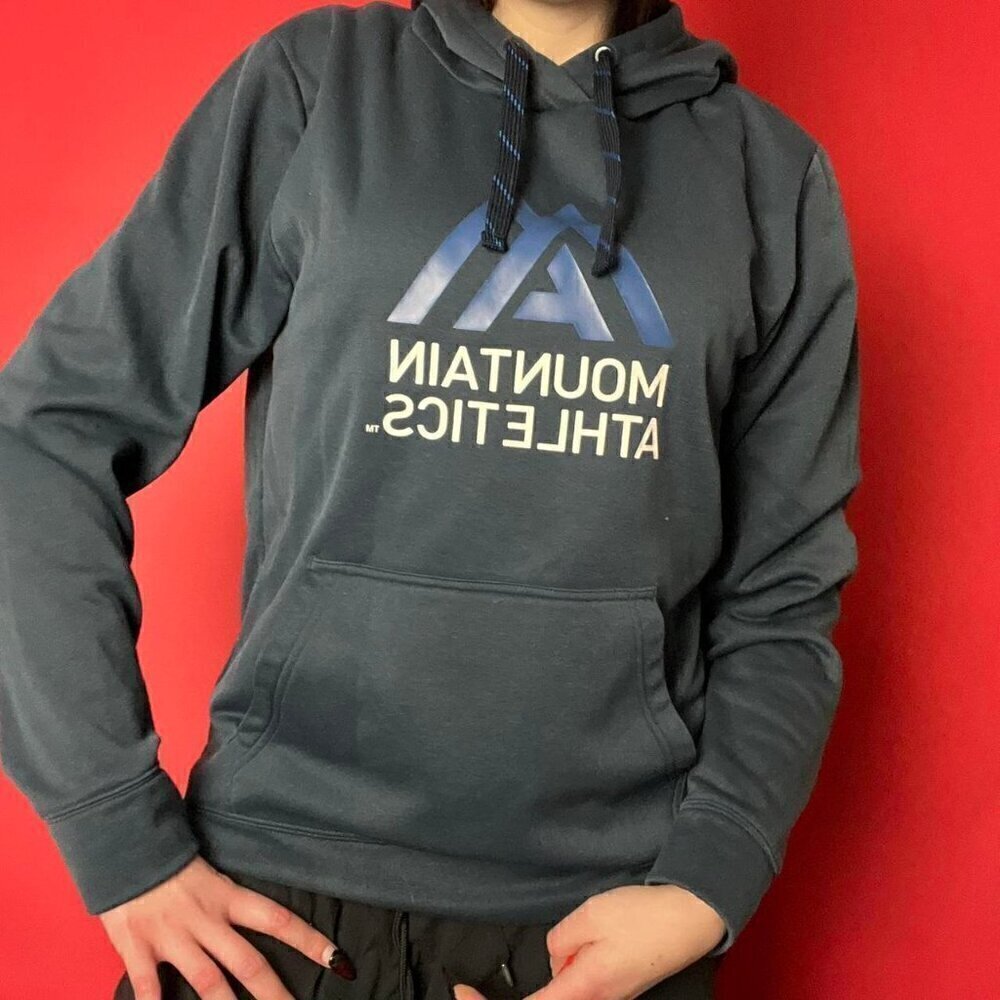 the north face  / grey blue casual / workout hoodie​​​​​​​​​​​​​​